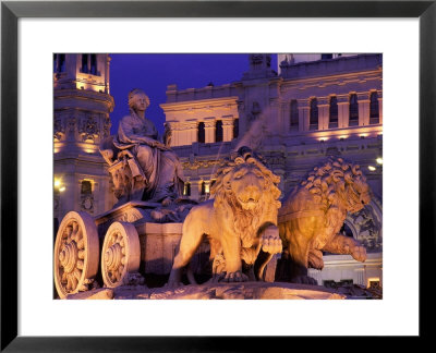 Plaza De Cibeles, Cibeles Fountain, Madrid, Madrid, Spain by Steve Vidler Pricing Limited Edition Print image