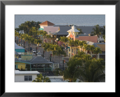 Dawn Over The Commercial District, Fort Myers Beach, Florida by Walter Bibikow Pricing Limited Edition Print image
