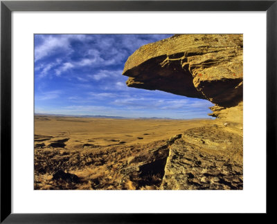 Cliffs Edge At Ulm Pishkun Buffalo Jump, Great Falls, Montana by Chuck Haney Pricing Limited Edition Print image