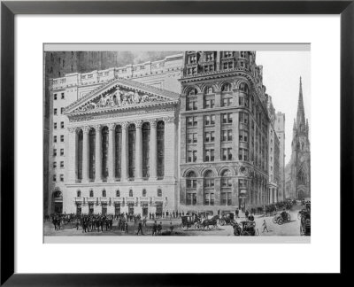 New York Stock Exchange, 1911 by Moses King Pricing Limited Edition Print image