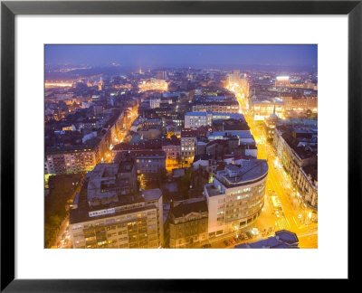Central Belgrade At Dusk by Greg Elms Pricing Limited Edition Print image