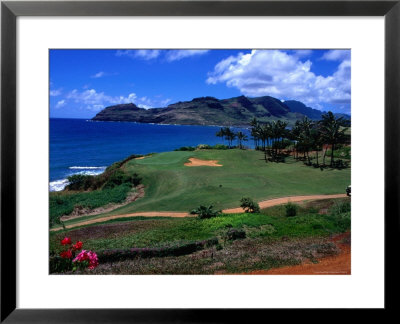 Golf Course Overlooking The Picturesque Hanamaulu Bay by Christina Lease Pricing Limited Edition Print image