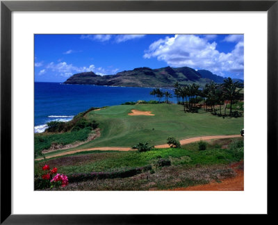 Golf Course Overlooking The Picturesque Hanamaulu Bay by Christina Lease Pricing Limited Edition Print image
