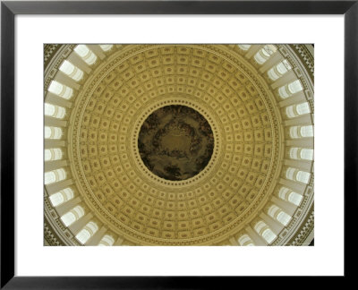 Interior Of Dome Of The U.S. Capitol Building, Washington, D.C. by Kenneth Garrett Pricing Limited Edition Print image