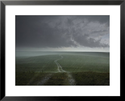 An Afternoon Thunderstorm Coming Through The Flint Hills by Jim Richardson Pricing Limited Edition Print image