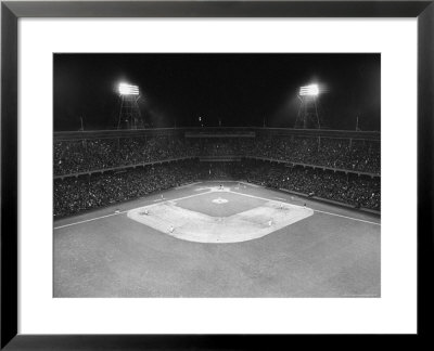 Aerial View Showing The Brooklyn Dodgers Vs. St. Louis Cardinals Baseball Game At Ebbets Field by David Scherman Pricing Limited Edition Print image