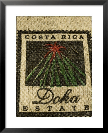 Coffee Bag From The Doka Estate, One Of The Main Coffee Growers In Costa Rica, Central America by R H Productions Pricing Limited Edition Print image