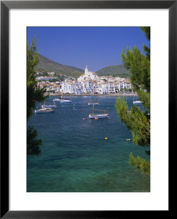 Village Of Cadaques, Costa Brava, Catalunya (Catalonia) (Cataluna), Spain, Europe by Gavin Hellier Pricing Limited Edition Print image