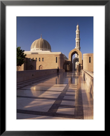 The Grand Mosque Sultan Qaboos, Built In 2001, Batinah Region, Muscat, Oman, Middle East by Patrick Dieudonne Pricing Limited Edition Print image