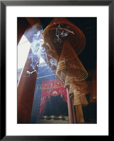 Huge Incense Spirals Which Burn For Hours, Phung Son Tu Pagoda, Ho Chi Minh City (Saigon), Vietnam by Robert Francis Pricing Limited Edition Print image