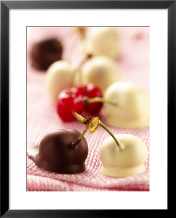 White And Dark Chocolate Cherries by Joff Lee Pricing Limited Edition Print image