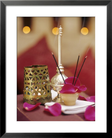 Table Decoration With Incense Sticks by Jean Cazals Pricing Limited Edition Print image