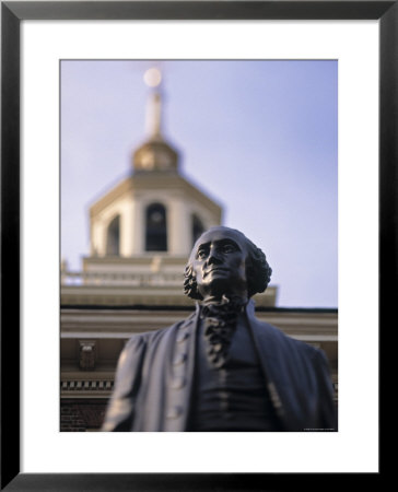 Statue Of George Washington, Philadelphia, Pennsylvania, Usa by Walter Bibikow Pricing Limited Edition Print image