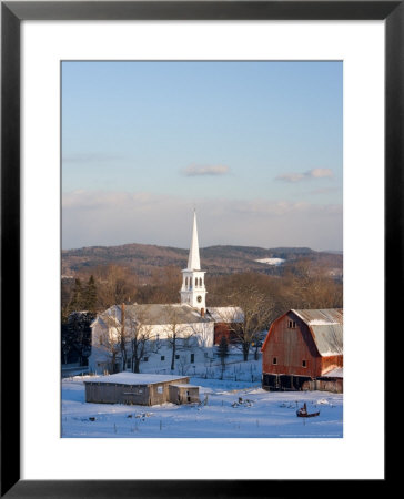 Downtown Peacham, Vermont, Usa by Jerry & Marcy Monkman Pricing Limited Edition Print image