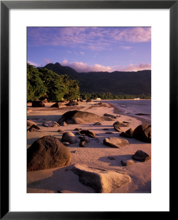 Late Afternoon Light On Beauvallon Bay, Seychelles by Nik Wheeler Pricing Limited Edition Print image