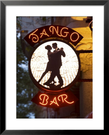Tango Bar Sign, Buenos Aires, Argentina by Demetrio Carrasco Pricing Limited Edition Print image