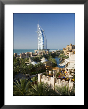 Mina A Salam And Burj Al Arab Hotels, Dubai, United Arab Emirates by Peter Adams Pricing Limited Edition Print image