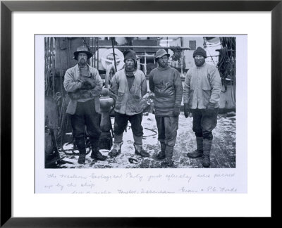 Western Geological Party, After They Were Picked Up By Terra Nova Scotts Last Expedition by Herbert Ponting Pricing Limited Edition Print image