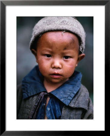 Young Boy From The Village Of Wanlah, Jammu And Kashmir, India by Richard I'anson Pricing Limited Edition Print image