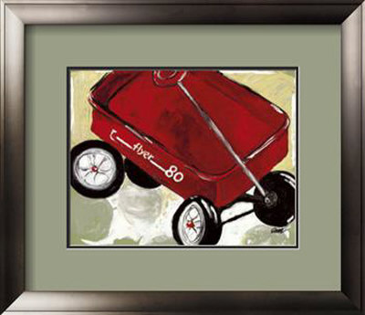 Little Red Wagon by Julia Gilmore Pricing Limited Edition Print image