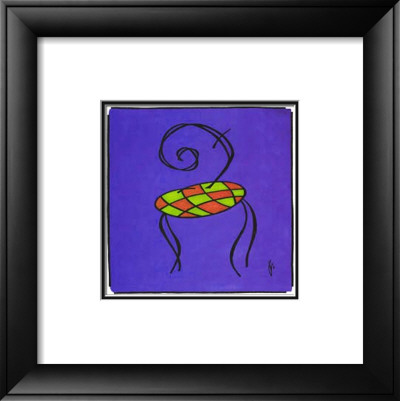 Chair On Blue by Joyce Mcadams Pricing Limited Edition Print image