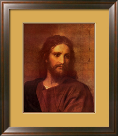 Christ At Thirty Three by Heinrich Hofmann Pricing Limited Edition Print image