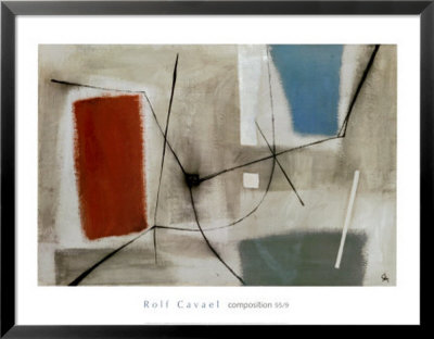 Composition #55/9, 1955 by Cavael Pricing Limited Edition Print image