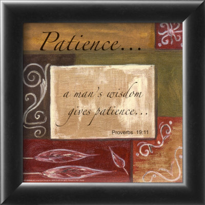 Words To Live By, Decor***Patience by Debbie Dewitt Pricing Limited Edition Print image