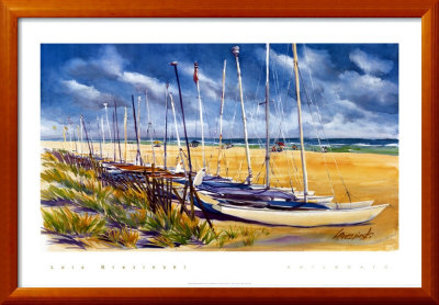 Yacht Race by Lois Brezinski Pricing Limited Edition Print image