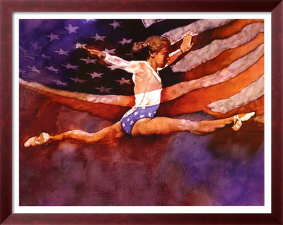 Olympic Gymnast by Michael C. Dudash Pricing Limited Edition Print image