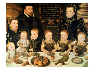 William Brooke, 10Th Lord Cobham And His Family, 1567 by Master Of The Countess Of Warwick Pricing Limited Edition Print image