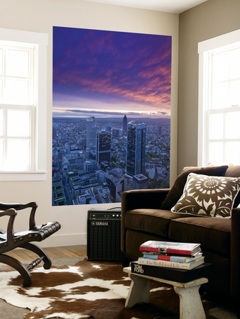 Germany, Hessen, Frankfurt-Am-Main, Financial District Skyline by Walter Bibikow Pricing Limited Edition Print image