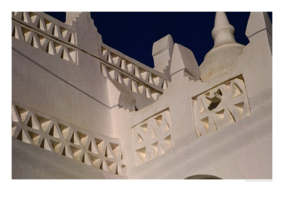 Detail Of Al-Muhdar Mosque, Tarim, Yemen by Bethune Carmichael Pricing Limited Edition Print image