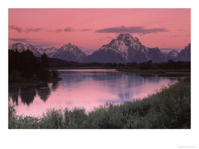Dawn, Oxbow Bend, Grand Tetons, Wy by Gail Dohrmann Pricing Limited Edition Print image