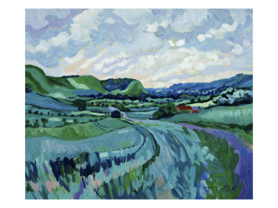 Wiltshire Landscape by Josephine Trotter Pricing Limited Edition Print image