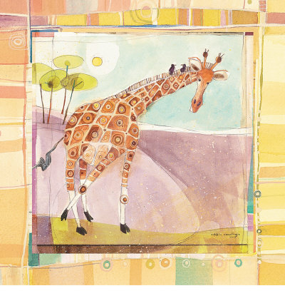 Playful Giraffe by Robbin Rawlings Pricing Limited Edition Print image