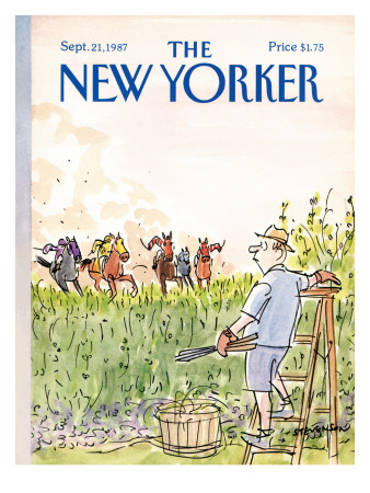 The New Yorker Cover - September 21, 1987 by James Stevenson Pricing Limited Edition Print image
