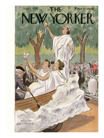 The New Yorker Cover - July 1, 1933 by Helen E. Hokinson Pricing Limited Edition Print image