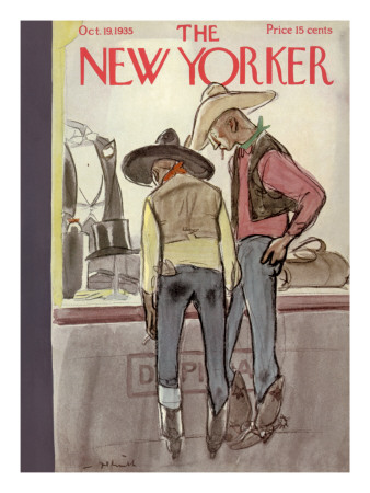 The New Yorker Cover - October 19, 1935 by William Galbraith Crawford Pricing Limited Edition Print image