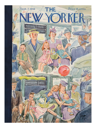 The New Yorker Cover - September 7, 1940 by Perry Barlow Pricing Limited Edition Print image