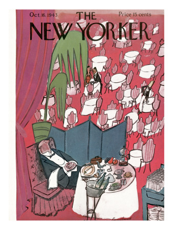 The New Yorker Cover - October 16, 1943 by Ludwig Bemelmans Pricing Limited Edition Print image