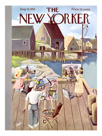 The New Yorker Cover - August 15, 1953 by Charles E. Martin Pricing Limited Edition Print image