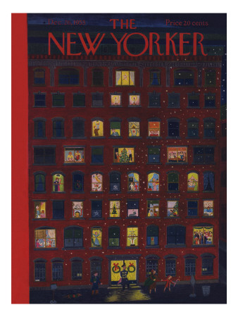 The New Yorker Cover - December 26, 1953 by Ilonka Karasz Pricing Limited Edition Print image