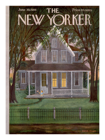 The New Yorker Cover - June 30, 1956 by Edna Eicke Pricing Limited Edition Print image