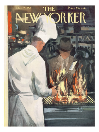 The New Yorker Cover - March 7, 1959 by Arthur Getz Pricing Limited Edition Print image