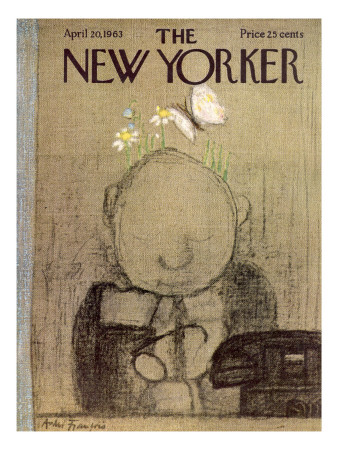 The New Yorker Cover - April 20, 1963 by Andre Francois Pricing Limited Edition Print image