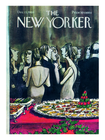 The New Yorker Cover - December 13, 1969 by Charles Saxon Pricing Limited Edition Print image