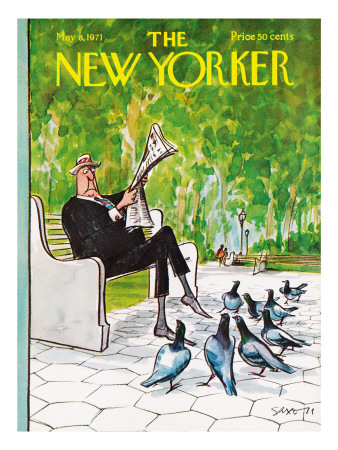 The New Yorker Cover - May 8, 1971 by Charles Saxon Pricing Limited Edition Print image