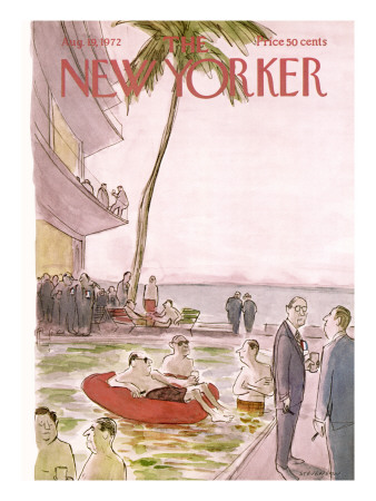 The New Yorker Cover - August 19, 1972 by James Stevenson Pricing Limited Edition Print image