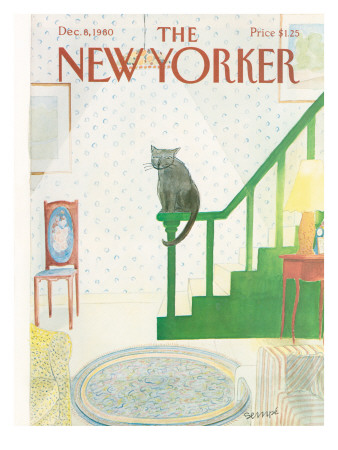 The New Yorker Cover - December 8, 1980 by Jean-Jacques Sempé Pricing Limited Edition Print image